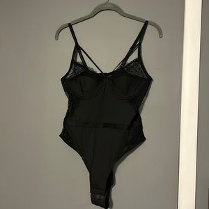 Fashion Nova Gonna Love You Anyway Lace Teddy Bodysuit - Black size large